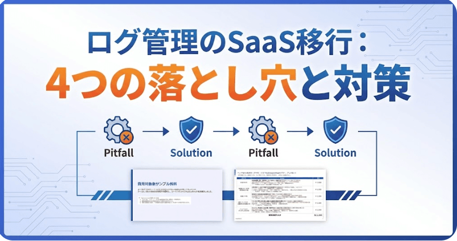 ログ管理ツールからSaaSへの移行